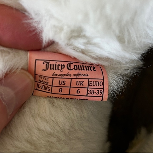 Juicy Couture Cognac Tan King Flat Heel Faux Fur Trim Winter Boots Size 8 - Picture 5 of 14